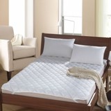 唯品会素色绗绣夹棉床垫保护垫单人双人可折叠床褥子床护垫地板垫