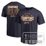 美国代购 Fanatics 克利夫兰骑士2016年NBA总冠军全队阵容T恤