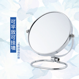 包邮欧式化妆镜台式公主镜子放大双面大号高清镜子可挂墙式梳妆镜