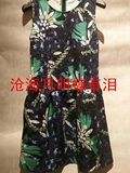 代购正品2016年JUZUI玖姿女装春新款无袖连衣裙女JWWC50046--1680