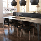 北欧伊姆斯椅实木椅新中式餐椅塑料宜家办公椅美式简约休闲才子椅