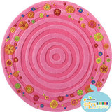 德国haba正品原装进口儿童游戏地毯圆型爬行地垫新西兰羊毛毯2961