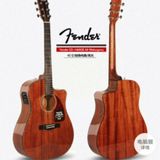 Fender芬达CD140S单板民谣圆角吉他木吉他41寸弹唱吉它