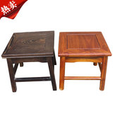 红木家具小方凳花梨鸡翅木质凳子实木板凳中式仿古矮凳儿童换鞋凳