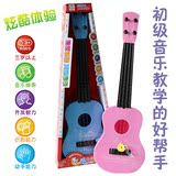 特价儿童吉他玩具 可弹奏的四弦小吉它宝宝早教音乐器 初学者练习