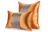 Dikayes/迪卡伊现代新中式橙色提花仿丝样板间抱枕沙发靠垫靠包