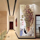 现代走廊玄关装饰画客厅画简约画卧室壁画欧式画可定制无框画挂画