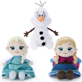 日单Disney/迪士尼Frozen冰雪奇缘雪宝毛绒玩具安娜艾莎elsa公仔