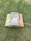 正品多样屋TAYOHYA可爱兔面巾 纯棉加厚素色吸水洗脸儿童毛巾