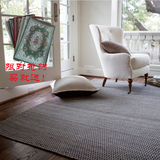 摩登 特价包邮手工编织羊毛地毯 印度进口宜家卧室客厅地毯