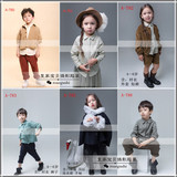 展会儿童摄影服装新款 韩式影楼男女孩格调拍照森系写真服饰4-6岁
