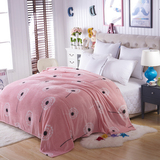 加厚法兰绒毛毯珊瑚绒毯子冬季保暖床单人双人单件法莱绒午睡盖毯