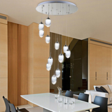 餐厅LED吊灯 欧式客厅灯具 现代简约餐厅灯 卧室灯亚克力梅花吊灯