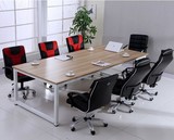 广东会议桌办公家具洽谈桌椅组合会议桌谈判会客简单现代办公桌子