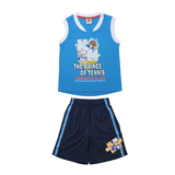 博士蛙专柜正品网球王子儿童男童运动套装打篮球网球服装二件套装