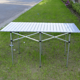 铝合金折叠桌椅 户外移动超轻便携式摆摊桌子 手提野餐烧烤广告桌