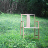 沐里/寂本餐椅靠背扶手/橡木原创设计现代新中式禅意简约实木家具