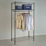 三层全钢架衣橱简易布衣柜金属碳钢衣柜学生衣柜HOM9011