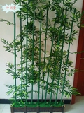 仿真假竹子装饰环保镀膜加密造景绿植客厅隔断橱窗屏风装饰