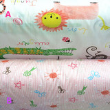 森林之歌AB版 纯棉斜纹布料 全棉婴儿床品布料 儿童床单被套棉布