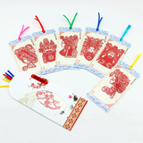 手工剪纸书签 特色脸谱礼物送老外 中国风传统文化出国商务礼品