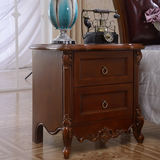 欧琪诺新古典美式实木床头柜玄关柜斗柜收纳储物柜欧式床头柜简约