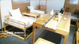 新中式免漆实木家具创意设计禅意老榆木罗汉床/沙发双十一特价