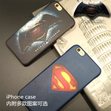 蝙蝠侠超人小丑手机壳正义联盟苹果iPhone45se6splus磨砂保护硬壳