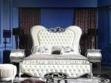 欧式雕刻婚床新款新古典双人床全实木床1.8米奢华布艺公主床大床