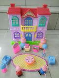 粉红猪小妹小猪佩奇别墅风靡全球的一款益智过家家玩具套装