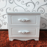 卧室简易床头柜简约现代欧式白色烤漆多功能组装宜家小迷你储物柜