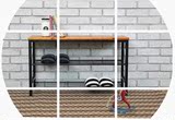 家用高档鞋柜简易鞋架多层铁艺收纳防尘烤漆铁艺实木板凳置物架