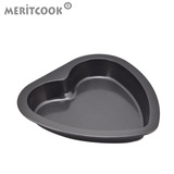 meritcook烘焙工具8寸不粘心形蛋糕模具烤箱家用西点器具心形模具