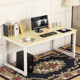 包邮简易钢木电脑桌书桌时尚简约双人办公桌台式家用写字台定制