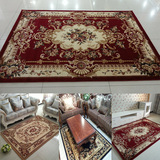 欧式手工雕花地毯 客厅茶几沙发家用卧室床边毯简约现代图案地垫