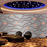 简约抽象科技电路板壁纸餐厅咖啡奶茶店酒吧包厢背景墙纸大型壁画