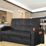 头层牛皮真皮沙发组合客厅小户型可多功能两用沙发床 东方CJ同款