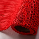 S型网格塑料地垫 镂空防水防滑垫/PVC过道走廊红地毯婚庆地毯