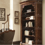 宝林阁高端定制别墅客厅家具 美式实木装饰柜 欧式酒柜新古典书柜