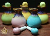 泰式陶瓷精油壶 spa精油碗 闻香瓶 美容精油碟碗 美容托盘香薰瓶