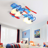 美式 卧室儿童灯LED吸顶灯卡通灯灯具男孩飞机灯可爱创意