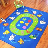拼音字母数字早教地毯宝宝爬行垫儿童卧室床前毯客厅游戏地板垫子
