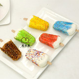 仿真冰棍冰激凌甜点糕点食物模型超市商场装饰品冰箱贴幼儿园玩具