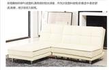 多功能折叠皮艺小户型组合1.8米 贵妃1.5米转角沙发床