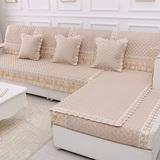 棉麻纯色sfd沙发垫亚麻简约现代欧式防滑坐垫套四季布艺组合全罩
