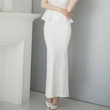 包臀裙2016夏装新款女装韩版修身显瘦性感气质长裙高腰鱼尾半身裙