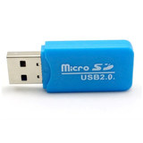 USB读卡器2.0包邮手机音响micro SD读卡器TF卡车载便携迷你