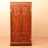 红木素面衣柜花梨木顶箱柜刺猬紫檀二门小衣柜红木中式古典大衣柜