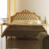 新品美式乡村实木双人做旧雕花1.8婚床欧式法式田园品质奢华型床