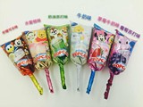 可爱糖果礼物 日本进口零食Glico固力果迪斯尼卡通棒棒糖果单根